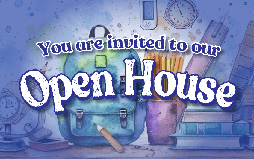 Open House is March 18, 2025