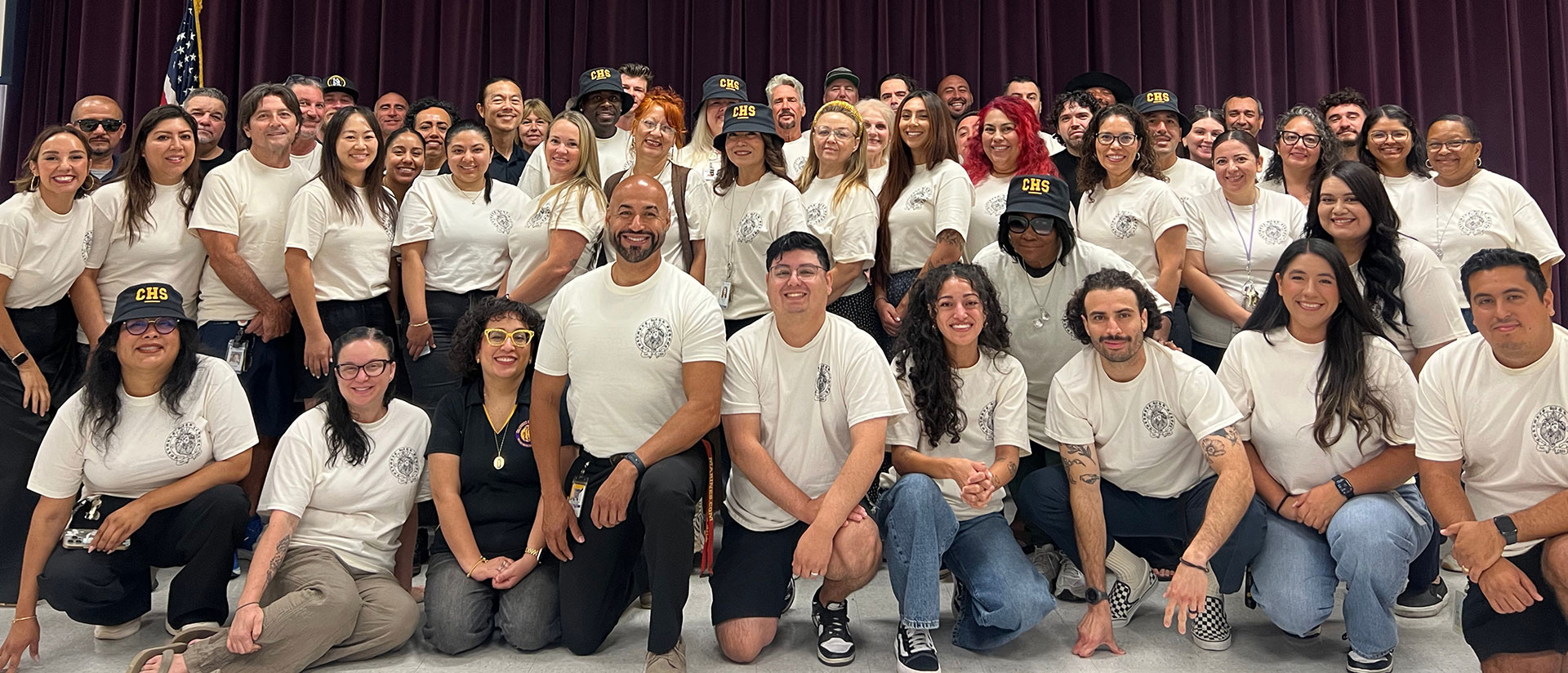 group shot of staff and faculty