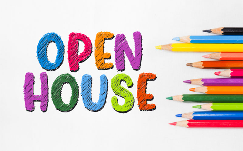 Open House season is here! Mark your calendars. Our Open House is on March 7 from 6:30 – 8:00 pm.