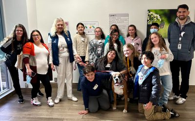 Delivering Valentine’s Hearts at the Hospital