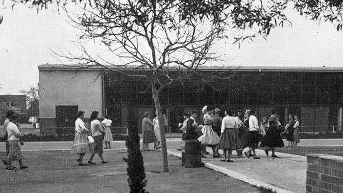 cafeteria in 1959