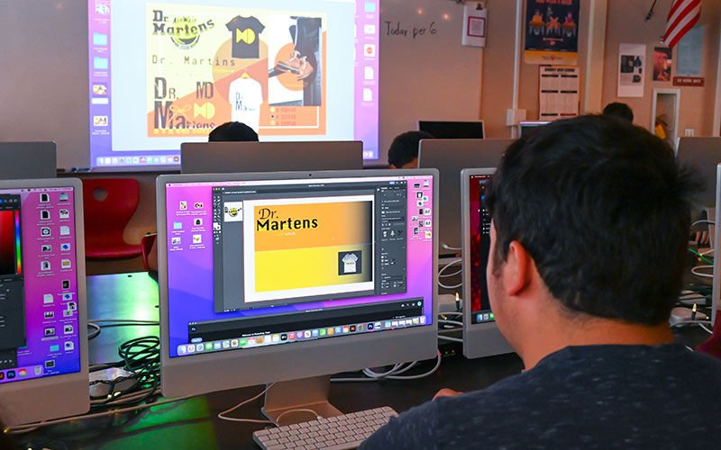 Focusing on details of a design project