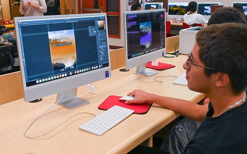 Using a photo for a design project