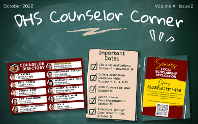 DHS Counselor Corner October 2026