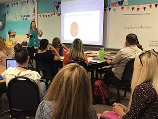 teachers in a classroom
