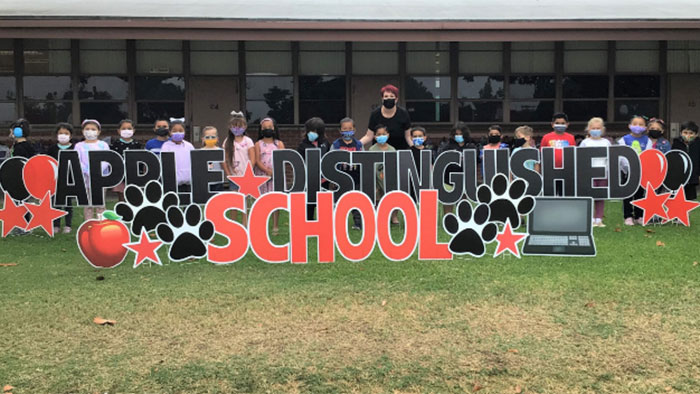 We are an Apple Distinguished School