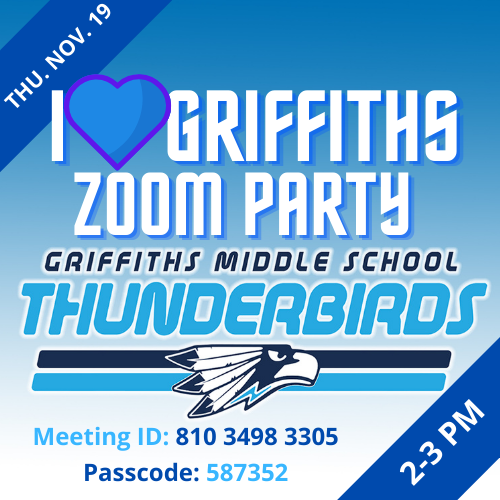 I Heart Griffiths Zoom Party! Nov. 19