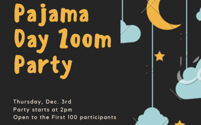 Pajama Day Zoom Party Dec. 3