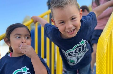 kids on a playground