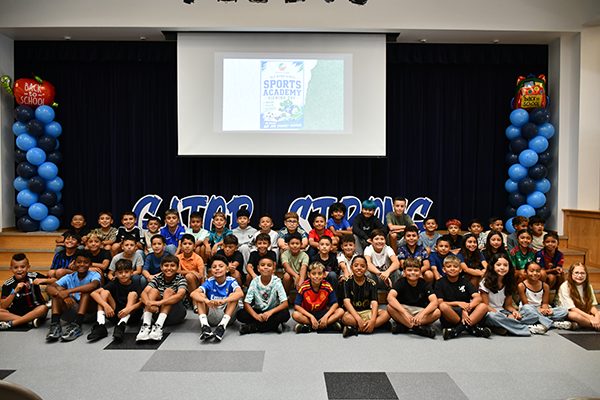 signing day at Old River school