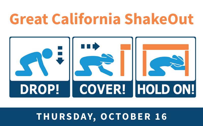 Downey Unified’s Participation in the Upcoming Great California ShakeOut Day