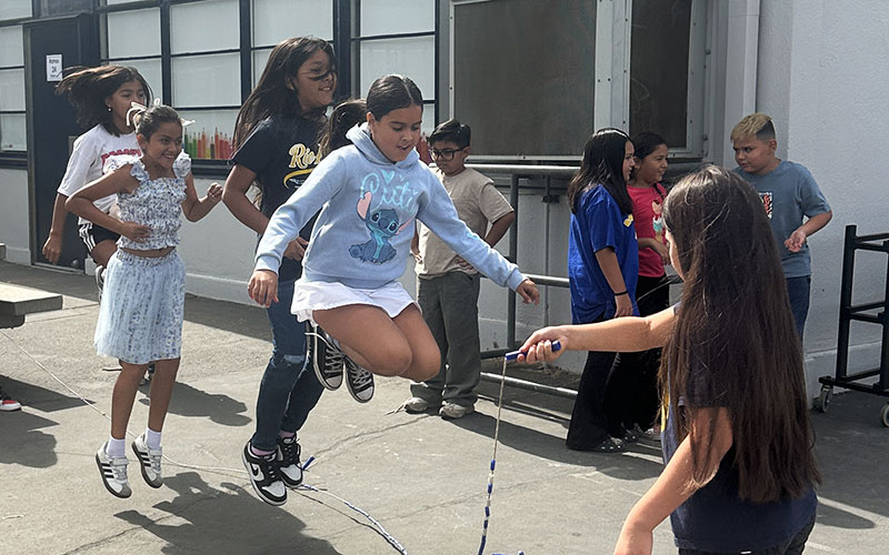 jumping rope