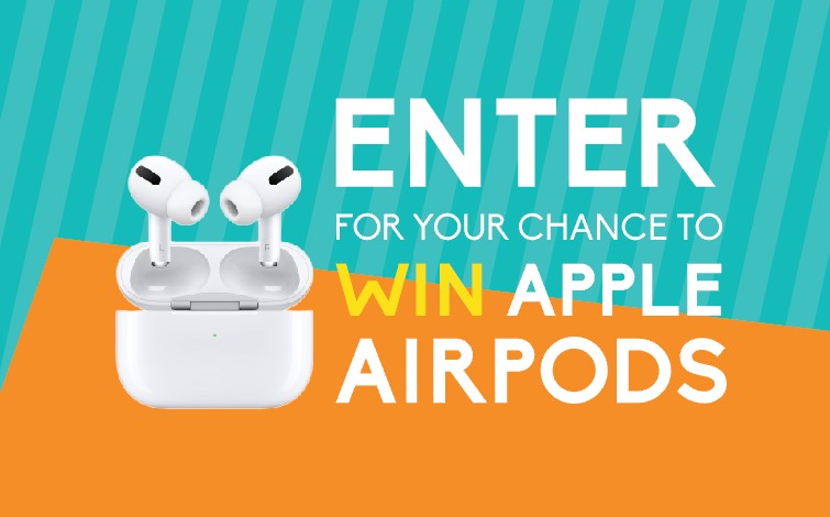 Enter Our Raffle for a Chance to Win AirPods!
