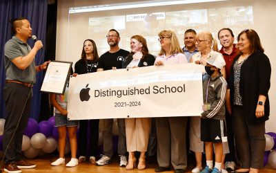 We are an Apple Distinguished School