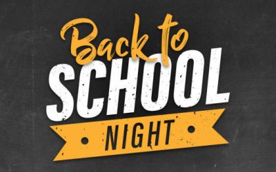 Back to School Night | Sept 4