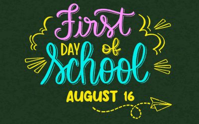 The First Day of School is Coming Up!