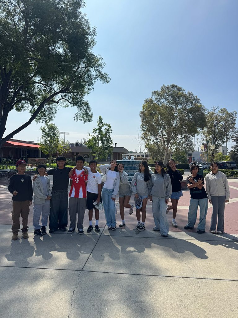 AVID Students visit Biola as part of a summer field trip.