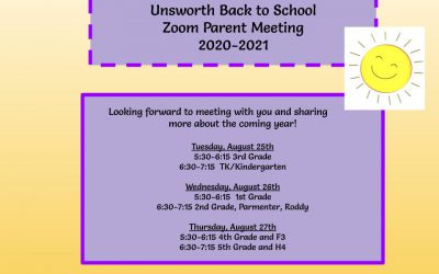 Back to School Nights