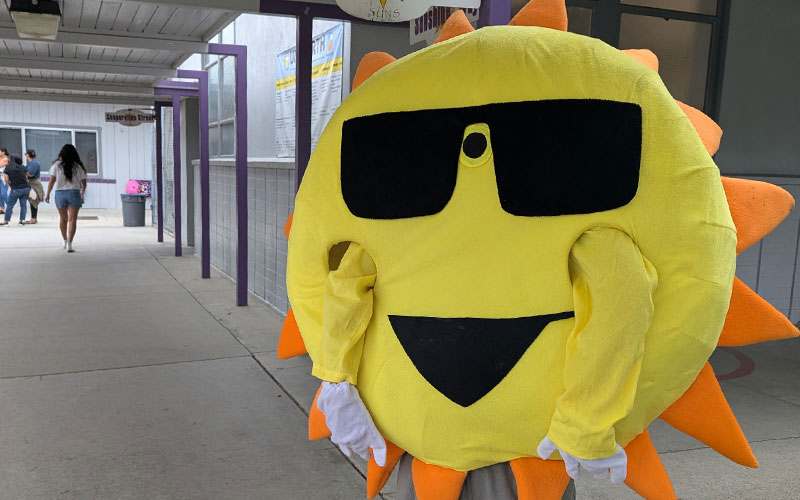 sun mascot