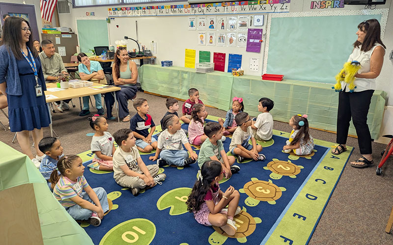 students in classroom