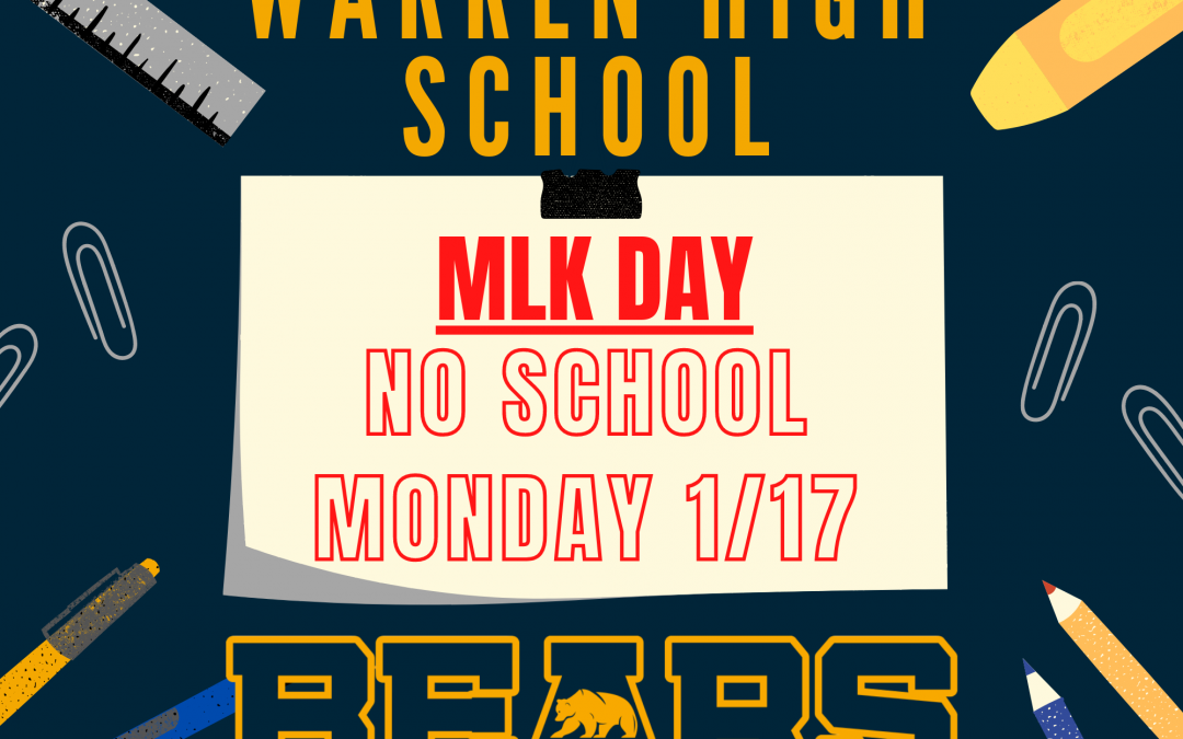 No School – 1/17