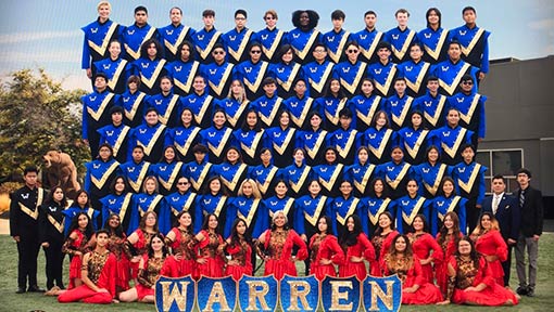 group photo of warren band members