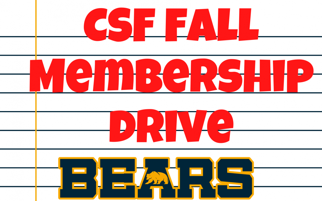 CSF Fall Membership Drive