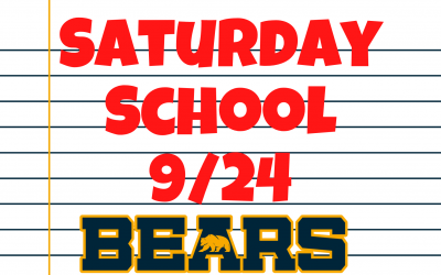 Saturday School 9/24