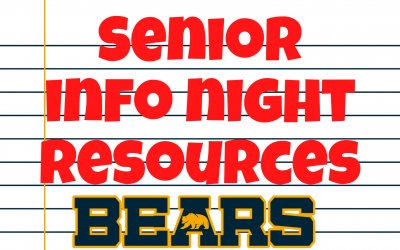 Senior Info Night Resources