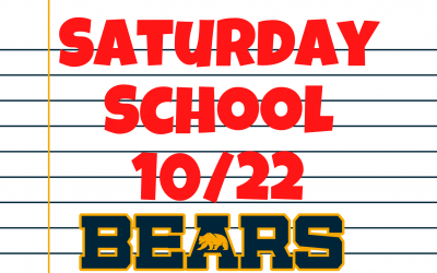 Saturday School 10/22