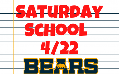 Saturday School 4/22