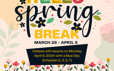 Spring Break (3/28-4/5)