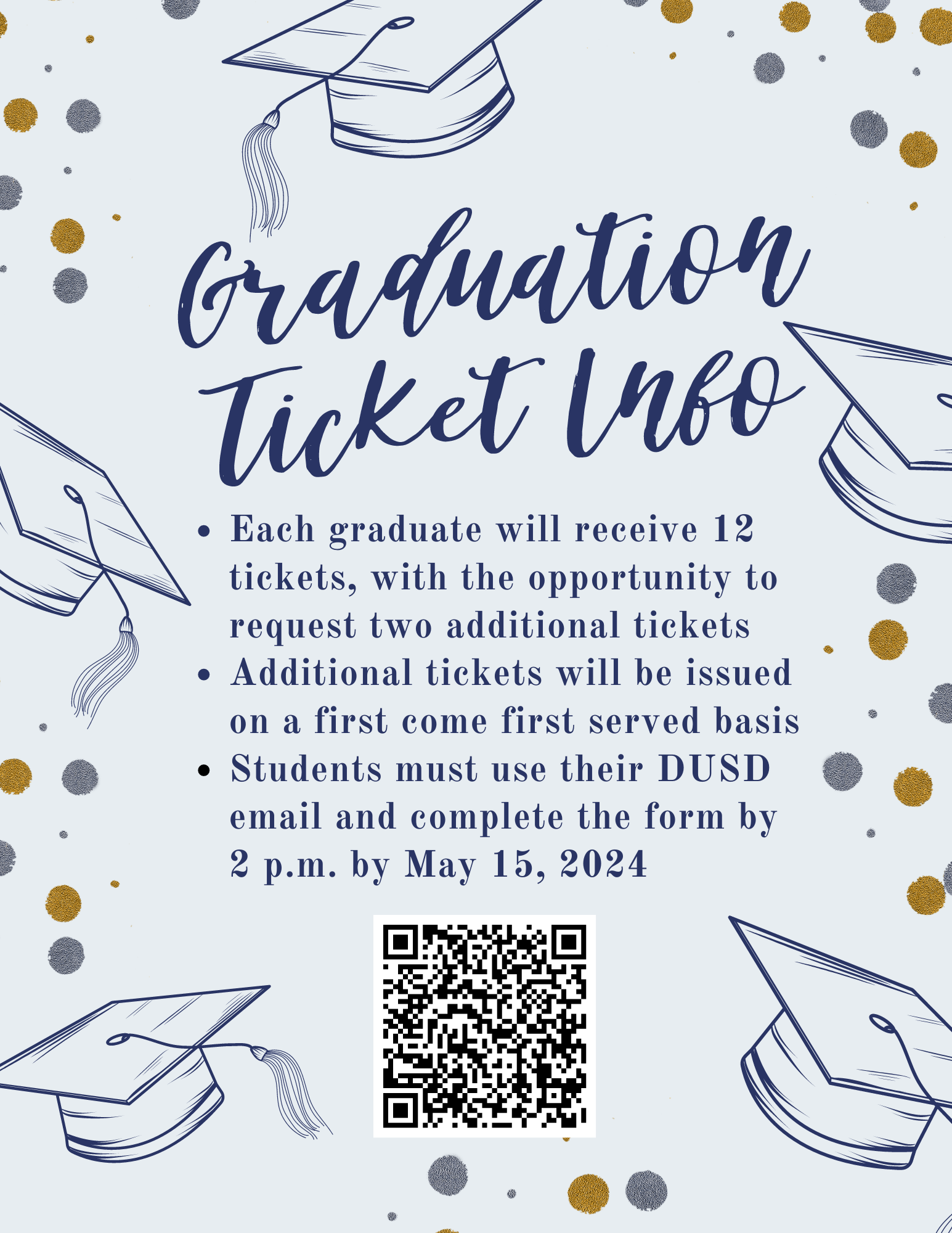 Extra Graduation Tickets