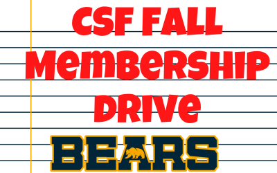 CSF Fall Membership Drive