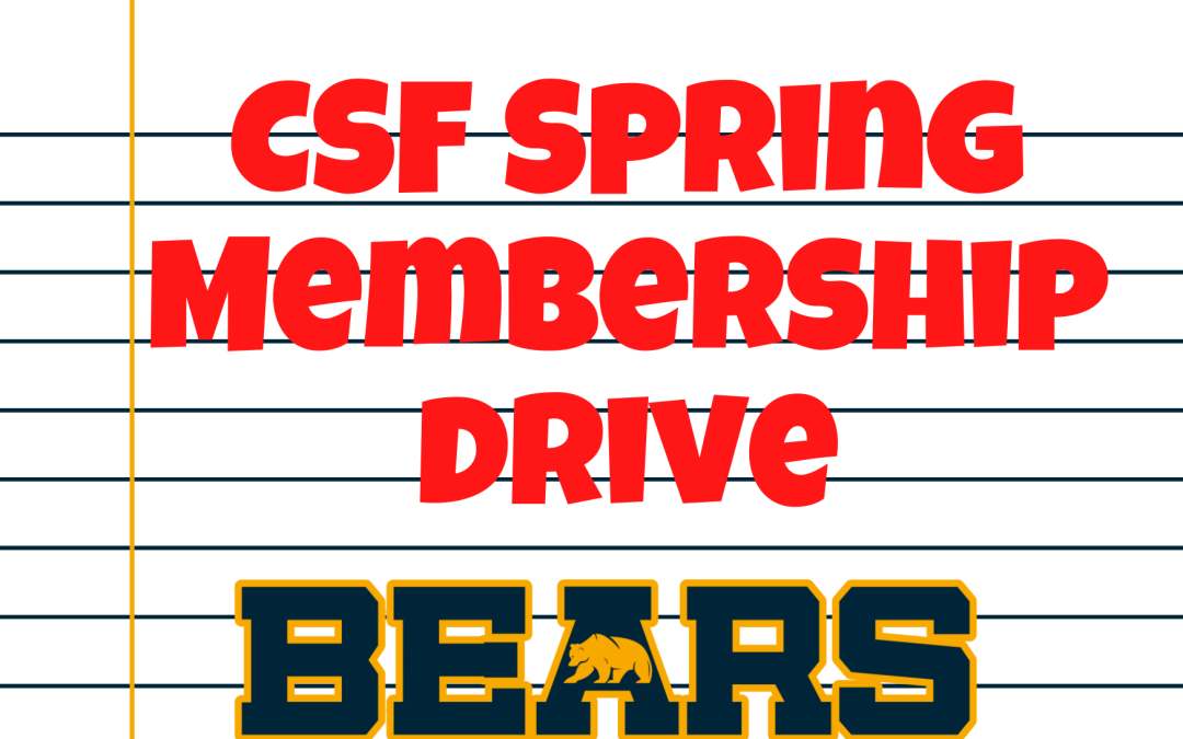 CSF Spring Membership Drive