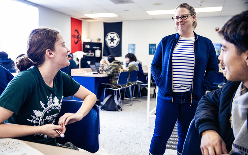 Cheerleader posing for the camera
