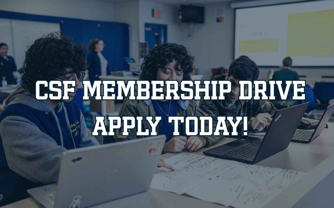 California Scholarship Federation (CSF) – Apply Today!