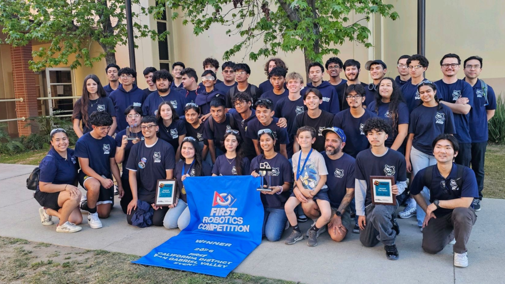 Warren Robotics Students after they won their most recent competition!