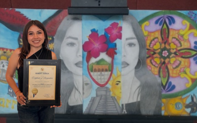 Warren Senior Artist Alexandra Arriaga Awarded Scholarship and National Recognition