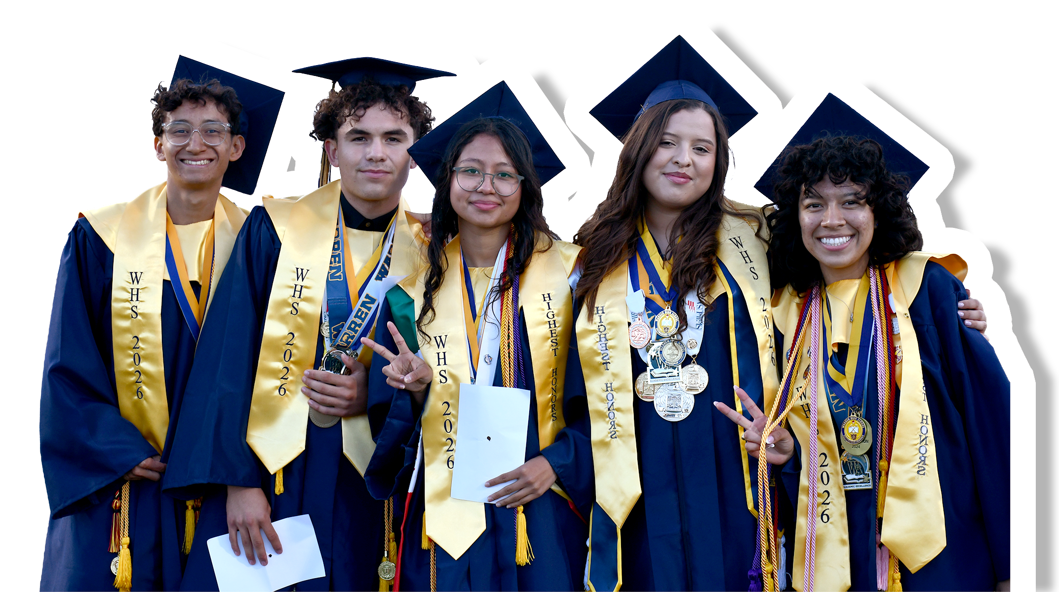 Warren 2026 Graduates with high honors