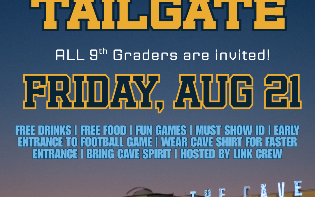 Link Crew Hosts Freshmen Tailgate: THIS Friday, August 21