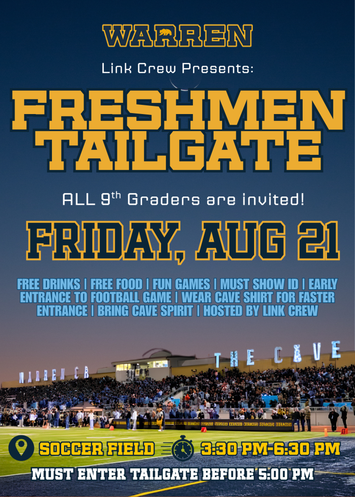 Freshman Tailgate Flyer