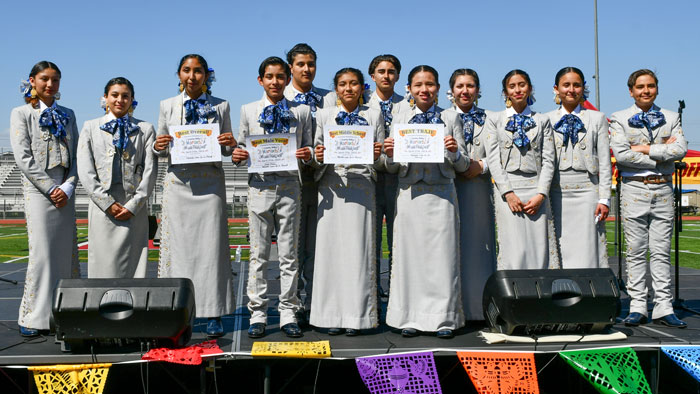 Winners of the 2024 USD mariachi festival