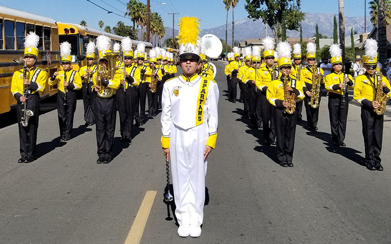 Cheerleader posing for the camera