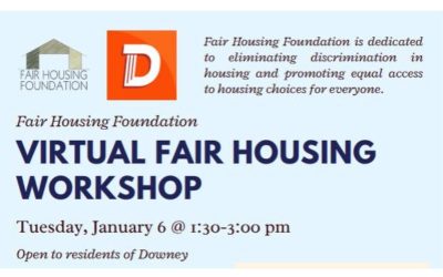 Virtual Fair Housing Workshop