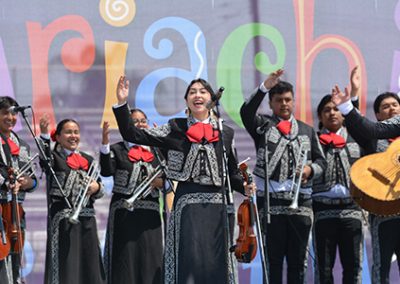 mariachi ensemble performing at the Downey Unified Mariachi Music Festival in 2026