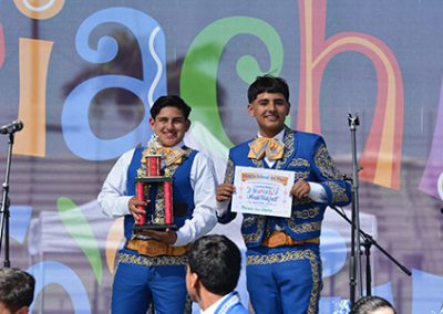 two Downey Unified middle school students claiming 3rd place award