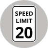 Speed Limit is 20